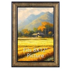 8×12 Poster Frame Antique Gold Display 8×12 Pictures Horizontal o