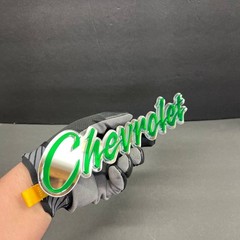 Custom Laser Cut Acrylic Emblem Badge for Car–MultiColor Personalized Name