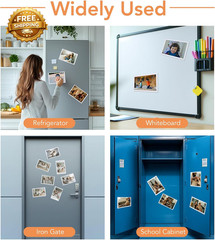 Magnetic Picture Frame, 10 Pcs Magnetic Picture Frames for Refrigerator 4×6, Mag