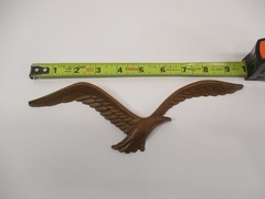 Vtg 1981 Homco Brown Flying Seagull Plastic Wall Decor 9.75″ Replacement #1619