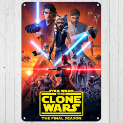 Star Wars The Clone Wars Custom 10″x14″ Metal Wall Sign Office Home Mancave