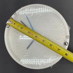 IKEA Wall Clock Stomma by Gustav Carlberg 20 cm/7.75 in White Black & Blue Hands