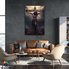 Jesus Canvas Wall Art, Vintage Cross & Jesus Posters Prints, Christian Jesus …