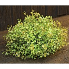 NEW Primitive BABY’S GRASS HALF SPHERE Green 7″Wx5″H Green Shabby Farmhouse