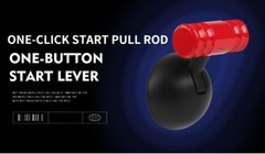 𝙊𝙧𝙞𝙜𝙞𝙣𝙖𝙡 Push Start Button Cover, Metal Car Joystick Push to Start Dec