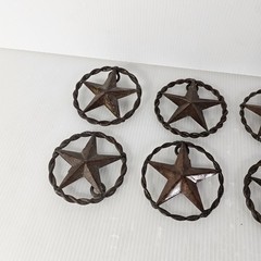 8 Cast Iron TX Texas Star Rope Western Rustic Decor DIY Crafts
