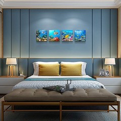 Bathroom Wall Decor Canvas Wall Art For Living Room Office Decor Modern Bedro…
