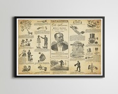 1884 Magic Trick Catalogue POSTER! (up to 24″ x 36″) – Magician – Tricks – Stage