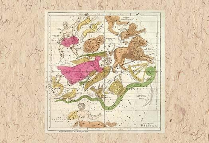 Constellations Including Leo W. G. Evans Poster Print