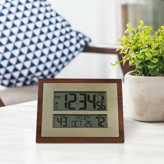 513-23137 La Crosse Technology Atomic Digital Wall Clock with Moon Phase TX141V3