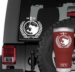 UNGCC United Nations Godzilla Countermeasure Vinyl Decal