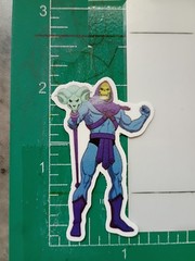 HEMAN STICKER X SKELETOR X 2×1 INCHES, VYNIL HIGH GLOSS STICKER X SMALL SIZE…