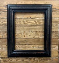 12 x 18 In Stock-Vintage Black picture frame,antique style frame,canvas frame.