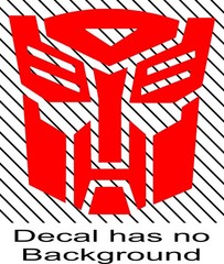Transformers Autobot Decal Vinyl Sticker laptop helmet window car wall door