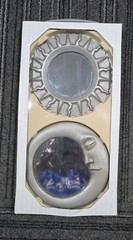 Celestial Man in Moon and Sun Framed Wall Mirror Set less than 6″ ea Whimsigoth