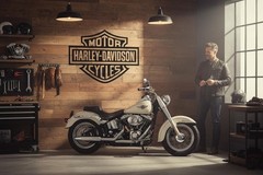 Harley Davidson Metal Wall Art – Biker Gift and Garage Wall Decor