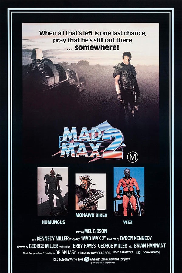 Mad Max 2: The Road Warrior 24×36″ Movie Poster | LICENSED | NEW | 1981
