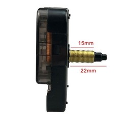 New Replacement Unthreaded Snap-on Clock Movement Plastic Metal 12-hour