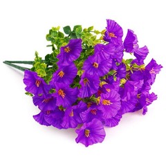 2-10 Bundles Artificial Flowers UV Resistant Fake Plants Outdoor Home Decor