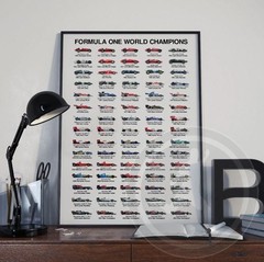 2025 Formula 1 World Champions History of F1 Poster
