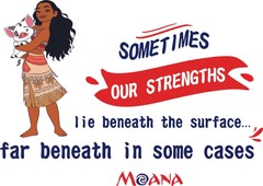 Inspirational Moana Quotes Wall Decal Design – Home Kids Bedroom Decor Sticker