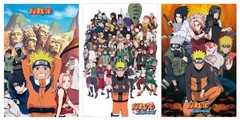 Naruto Shippuden – 3 Piece Anime TV Show Poster Set (The Favorites) (24″ x 36″)