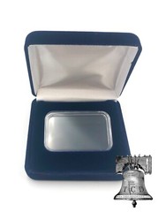Air-tite Velvet Capsule Display for 1oz Silver Bar Holder Steel Storage Box Case