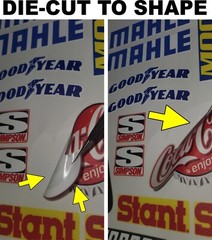Clear Matte Vinyl Sticker Sheet 49-R/C MODEL Decal fits 1/24-1/16 Scale revellsy