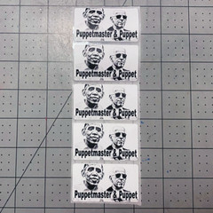 «Puppetmaster & Puppet» Anti Obama Biden coruption statement stickers bulk packs