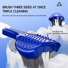 3D U-Shaped Soft Manual Toothbrush 6pcs for Adults Men Women Deep Cleaning
