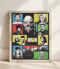 Brutalist Dispatch Poster | Wall Art for Any Room | Hero Textured Print