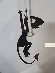 Luci From Disenchantment 10-1/4 In Wall Clock In White And Black W/O Numbers NIB