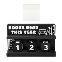 Books Read This Year Counter, 3D Printed Book Tracker for Reading Goal Displa…