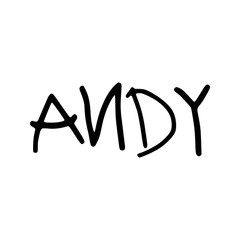Disney Toy Story ANDY Permanent Sticker Decal Oracal 651 Woody Buzz Lightyear 3″