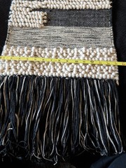 Threshold Target Boho Wall Hanging Tapestry Macrame Tassels Black Beige
