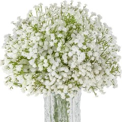 10PCS Baby Breath Artificial Flowers Fake Babys Breath Gypsophila Flowers Bul…