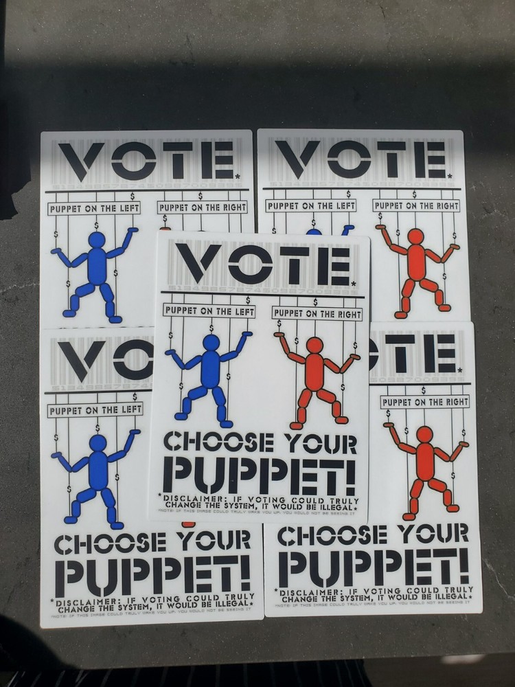 ANTI DEEP STATE STICKERS 🗳 5 pack lot