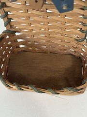 Cute Little Woven Wall Hanging Basket To Store Small Items In 5” X 3”