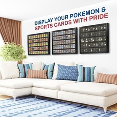 Baseball Card Display Case for 50 Graded Baseball Cards / Made in the USA
