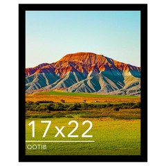 17×22 Picture Frame Black for Wall Mounting, Horizontal and Vertical Formats …