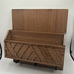 Wall Mounted Mail and Key Holder Blue Monaco