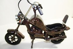 Harley Davidson Inspired Motorbike Miniature Handicraft Art Decor NEW