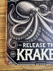 Kraken Spiced Rum Metal Tin Sign 12″ x 8″ Vintage Style Tiki Bar Home Decor New