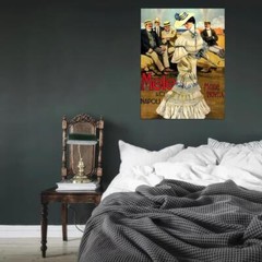 V5046 Woman Retro Vintage Classic Painting Decor WALL POSTER PRINT
