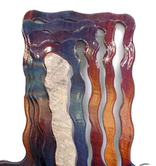 Jeweled Steel Spiral CROSS 2006 Laser Cut Hanging Wall Art David Broussard 12″