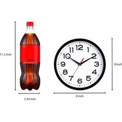 Silent Battery Powered Wall Clock Large Numbers Easy Read Indoor Outdoor New