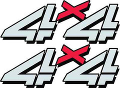 1998 – 2007 Vinylmark 4×4 Bedside Decals for Chevy GMC 4WD 1500 2500 Stickers