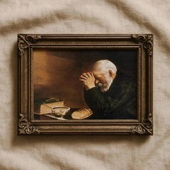 Grace and Gratitude Print: Praying Over Bread by Eric Enstrom Christian Art Prin
