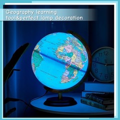 13» Illuminated World Globe for Adults 720°/360° Rotation Rewritable Kids Li…