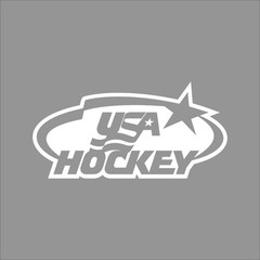 Team USA Hockey Logo 1 color Vinyl Decal Sticker Car Window Wall